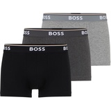 Boss Herren Trunk, 3er Pack Power, Open Grey 061, S