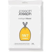 Joseph Joseph Deutschland GmbH Joseph Joseph Intelligent Waste - Abfallbeutel mit perfekter Passform, 20 Stück, 17 Liter - grau