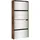 vidaXL Schuhschrank 63 x 17 x 134 cm 4 Fächer braun