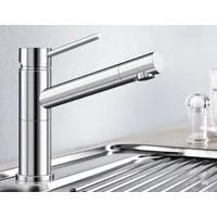 Blanco Armatur Mischbatterie Alta Compact Niederdruck Chrom 518447 LAGERWARE