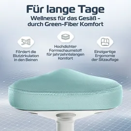 clouvou Nexus Bürohocker Mint
