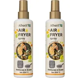 Albaöl Air Fryer Spray 2 x 190 ml – Öl-Spray mit Avocadoöl zum fettarmen Braten, Frittieren & Grillen – kalorienarm & ideal für Heißluftfr...
