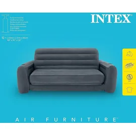 Intex Schlafcouch Futon 2-Sitzer Grau