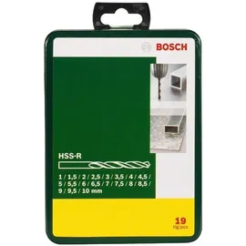 Bosch Metallbohrer-Set HSS-R 19-teilig