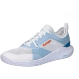 Kempa Kourtfly Sport-Schuhe, weiß/blau, 42 EU