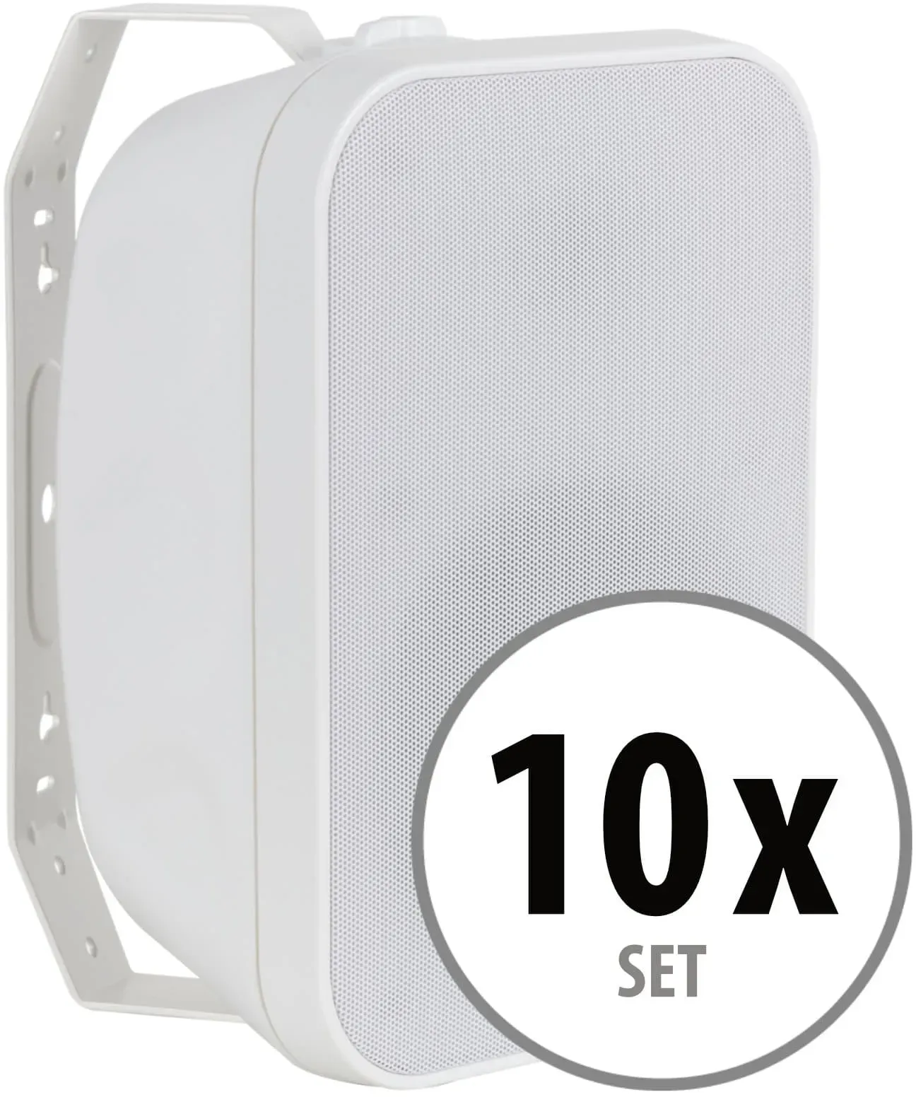 McGrey OLS-5251WH Outdoor-Lautsprecher 50 Watt Weiß 10x Set