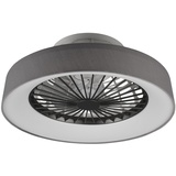 Deckenventilator mit Licht und Fernbedienung Lampen mit Ventilator Deckenventilator mit Beleuchtung, Dimmbar CCT Nachtlicht Timer, 30 Watt LED 2200lm 3000-6500K, 47 cm