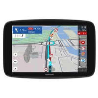 TomTom LKW Navigationsgerät GO Expert (6 Zoll HD-Bildschirm, Routen für große Fahrzeuge, Stauvermeidung dank TomTom Traffic, Weltkarten, Warnungen zu Beschränkungen, schnelle Updates über WiFi)