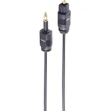 ShiverPeaks SHVP BS69012-0.5 - Toslink LWL Kabel, 2,2 mm auf 3,5 mm Opti-St, 0,5 m