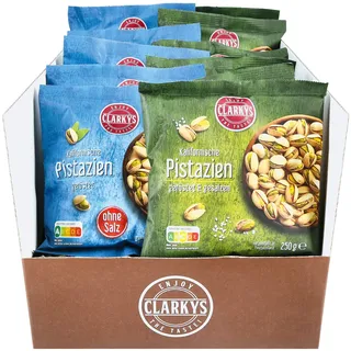 Clarkys Pistazien 250 g, verschiedene Sorten, 30er Pack