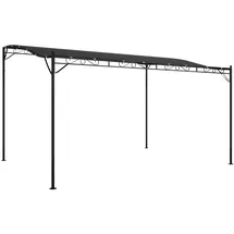 vidaXL Markise Anthrazit 4x3 m 180 g/m2 Stoff und Stahl