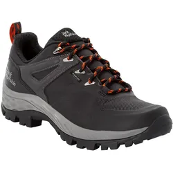 Jack Wolfskin Wanderschuhe Rebellion Guide Texapore Low (Trekking, wasserdicht, 100% PFC-frei) schwarz Herren