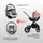 Babylux Kinderwagen Silber