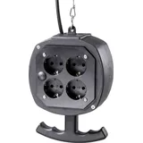 as - Schwabe Steckdosenleiste 3 m Schwarz 8 St.