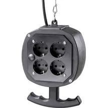 as - Schwabe Steckdosenleiste 3 m Schwarz 8 St.