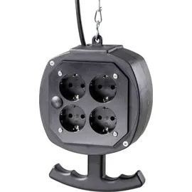 as - Schwabe Steckdosenleiste 3 m Schwarz 8 St.
