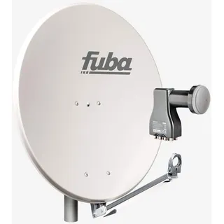 Fuba DAL 808 G Sat Anlage Antenne Schüssel Spiegel Octo LNB DEK 817 8 Teilnehmer Alu Sat-Schüssel/Sat-Spiegel Grau - Fuba DEK 817 Octo LNB für