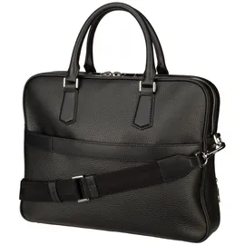 Boss New Crosstown Aktentasche Leder 38 cm Laptopfach schwarz
