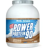 Body Attack Power Protein 90 Chocolate Nut Nougat Pulver 2000 g
