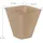 Relaxdays Anzuchttöpfe eckig 80er Set 8 x 8 x 8 cm biologisch abbaubar
