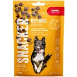 Mera Snacker Geflügel (1 x 200g), getreidefrei, softe Hundeleckerli für Training oder als Snack, herzhafte fleischige Leckerlies für alle Hunde