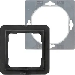 GIRA 0252 27, Schwarz, konventionell, IP44