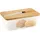 KESPER Brotbox transparent, mit Messer 15.5x34.8x20cm