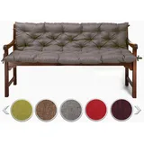 sunnypillow Bankauflage 120 x 50 x 50 cm grau 1 St.