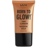 NYX Professional Makeup Born to Glow Liquid Illuminator Highlighter Nr. 3 - Pure Gold 18 ml Hellbraun