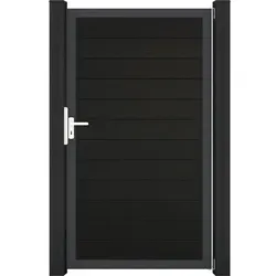 GroJa Einzeltor Gartentor Flex DIN universal vormontiert ohne Pfosten