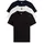 Tommy Hilfiger T-Shirt TOMMY JEANS "TJM EXTRA SLIM 3 PACK", Herren, Gr. XXL, schwarz (schwarz, schwarz night navy, ecru), Single Jersey, Obermaterial: 100% Baumwolle, slim fit normal, Rundhals, eingesetzt abgesteppte Kante, Shirts T-Shirt, Mit Rundhalsausschnitt
