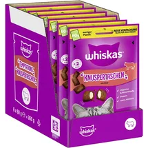 Whiskas Knuspertaschen Rind 6 x 60 g