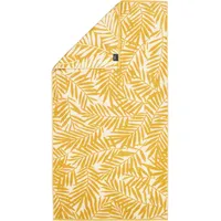 CAWÖ Maison Blätter Duschtuch 70 x 140 cm gelb