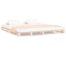 vidaXL Palettenbett 180 x 200 cm Brown