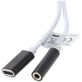 AccuCell USB-C auf 3,5 mm Stereo Adapter