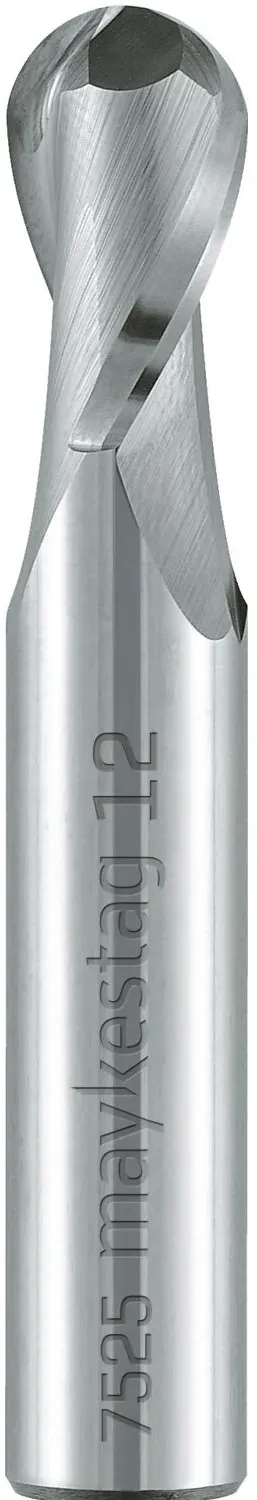 MAYKESTAG VHM-Radiusfräser kurz, Zweischneider, 3,0 mm