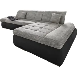 DOMO collection Ecksofa »PB Moric wahlweise mit Bettfunktion + Armteilverstellung, L-Form« im XXL-Format, B/T/H:300/172/80 cm, feine Steppung