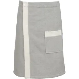 Carl Ross Kilt CARL ROSS "80200" Gr. 55, weiß (silber, sanftes weiß), 55/140, Frottier, Hausmäntel