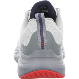 SKECHERS Vapor Foam Sneaker, Graues Netz-Synthetik-Orangenbes, 44