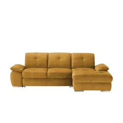 Ecksofa  Gladys ¦ gelb ¦ Maße (cm): B: 282 H: 103 T: 197