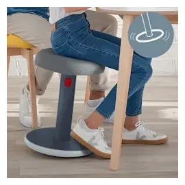 Leitz Ergo Cosy Stoff Grau