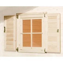 weka Fensterladen 2-teilig-Fenstergröße 84 x 113 cm, einseitig