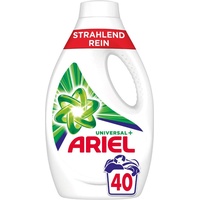 Ariel Waschmittel Flüssig, Flüssigwaschmittel, Strahlend Rein, 40 Waschladungen (2.2 L)