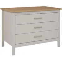 Interlink Kücheninsel 124 cm Kaschmir/Eiche