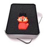 Onwomania Fuchs Wald Tier niedlich USB Stick in Alu Geschenkbox 32 GB USB 3.0