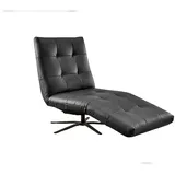 KAWOLA Relaxliege LETICIA Leder 0 x 0 x 0 cm schwarz mit Relax-Funktion