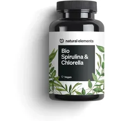 Bio Spirulina & Chlorella Presslinge – 500 Tabletten – 100% Rein & Natürlich – Zertifiziert Bio, laborgeprüft, ohne Zusätze, vegan und in Deutschland produziert 500 St