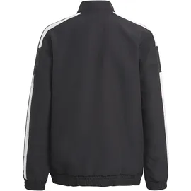 adidas Squadra 21 Präsentationsjacke Kinder Fußballjacke, schwarz - 140