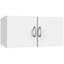 Xora Aufsatzschrank, Weiß, Kunststoff, 80x40x40 cm, BQ - Bündnis für Qualität, Made in Germany, DIN EN ISO 9001, Waschküche, Mehrzweckschränke