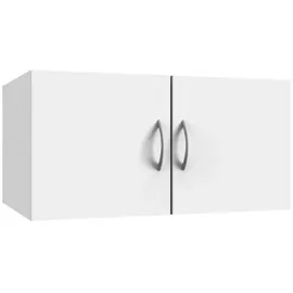 Xora Aufsatzschrank, Weiß, Kunststoff, 80x40x40 cm, BQ - Bündnis für Qualität, Made in Germany, DIN EN ISO 9001, Waschküche, Mehrzweckschränke